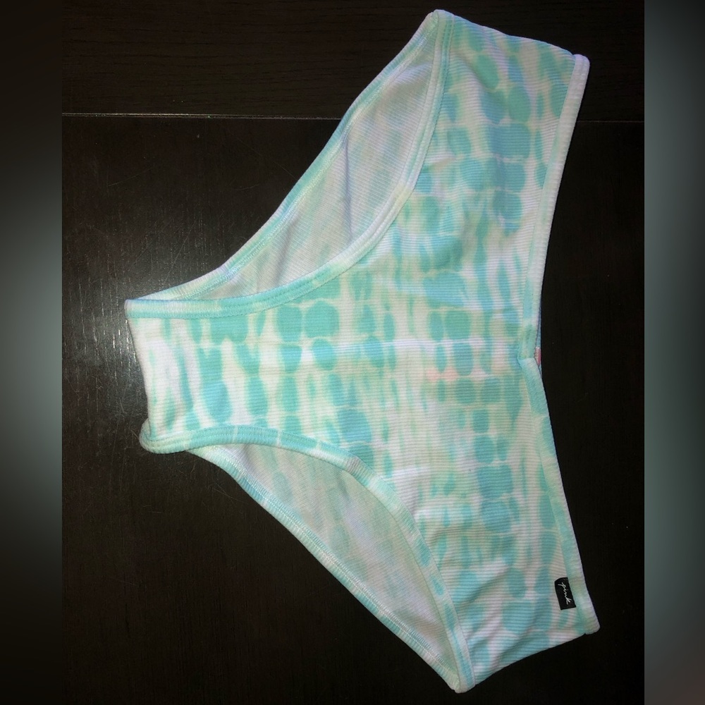Light blue tie dye panties